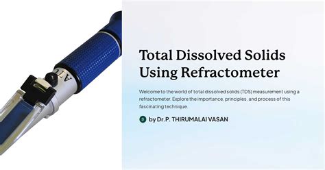 total soluble solids refractometer